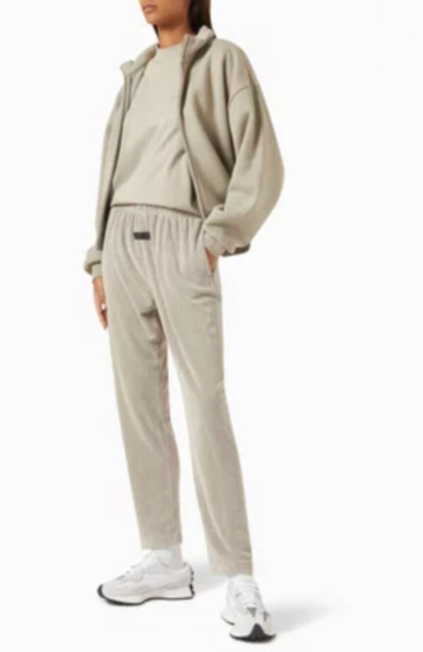 Fear of God Essentials Women's Resort Terry Jogger Pant in Seal Gray sz. S